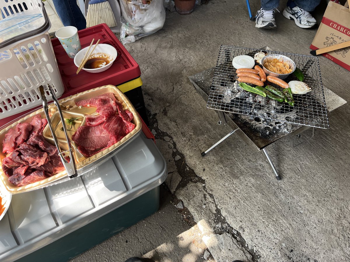 N_Itachi's tweet photo. 久々のBBQだったぜ https://t.co/bdYPGnllRo