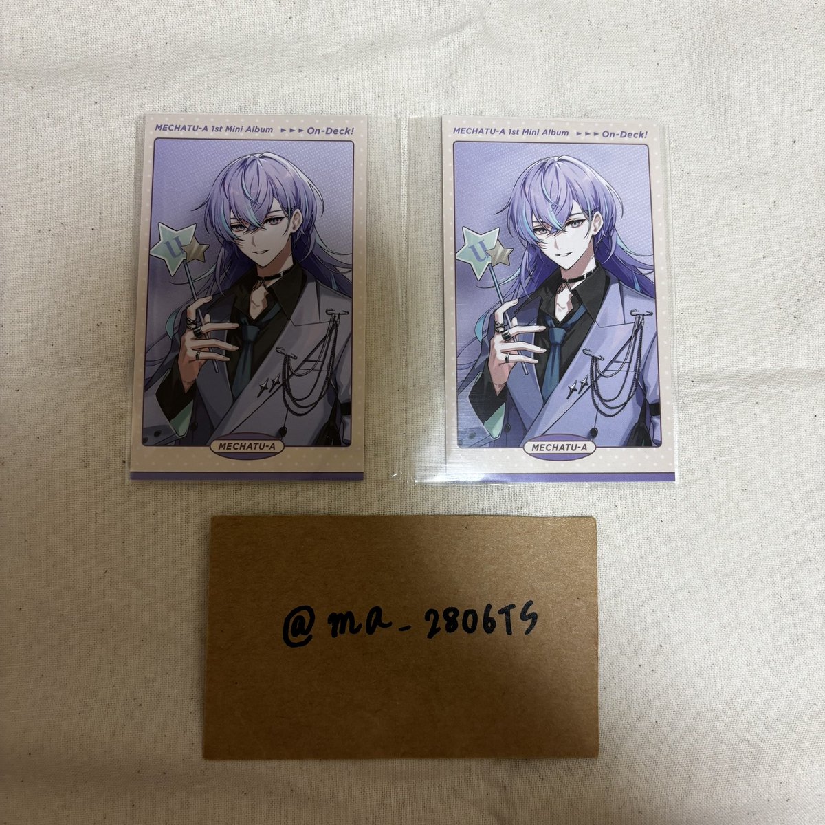 ma_2806TS's tweet photo. @asumaru_oO 初めまして、こんにちは。検索からお声掛け失礼いたします。
当方、画像の方2点を所持しているのですが、スタンプをつけた方1点ずつ(お写真お借りいたしました)と2:2での交換は可能でしょうか。ご検討のほど何卒よろしくお願いいたします。 https://t.co/77p7J3xHSV