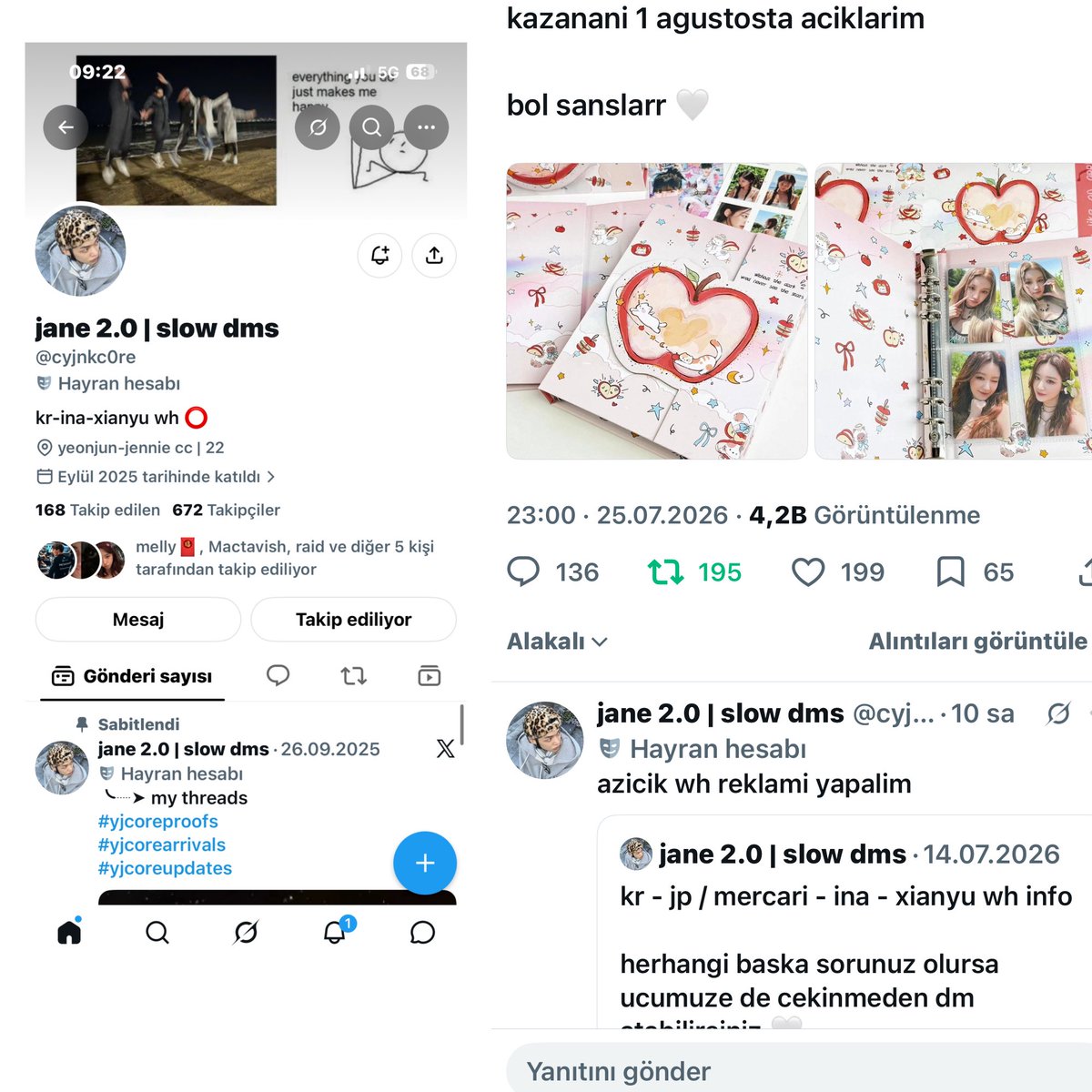 vonionce's tweet photo. @cyjnkc0re TEESEKKURRLERRRR https://t.co/xGSgvHqDGJ