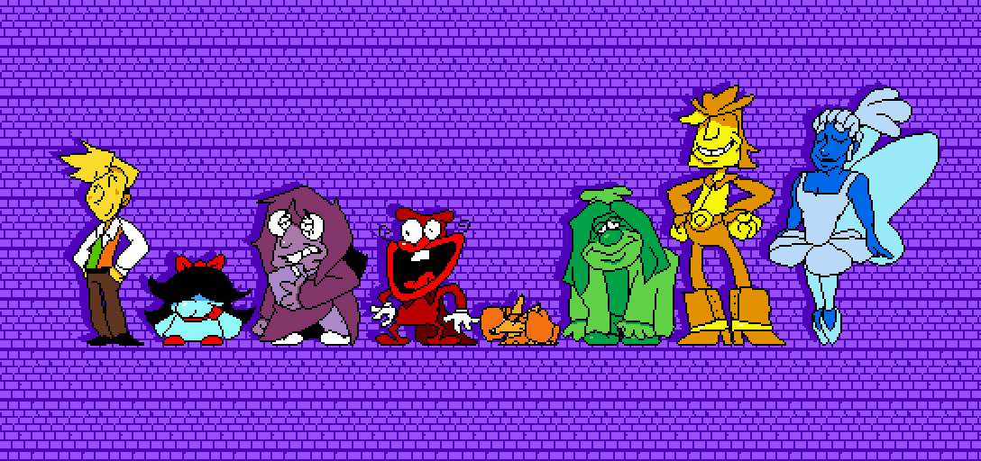 iceespezza1225's tweet photo. #pizzatower #deltarune 
sunset of 7who the fuck is that https://t.co/zcD3CisicK