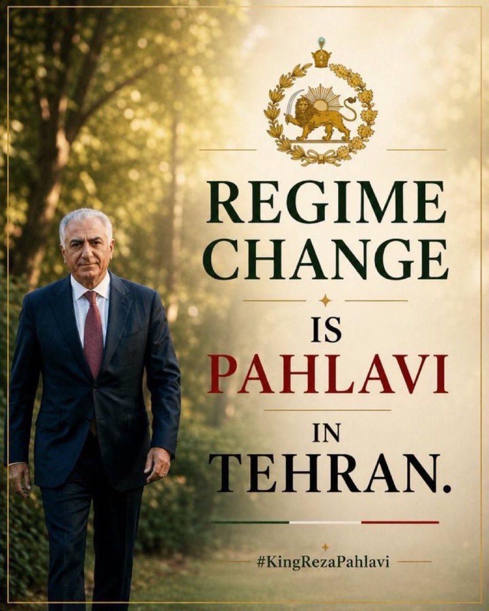 Dani4freedom's tweet photo. @marklevinshow Stand with the Iranian people and their leader #KingRezaPahlavi‌ , in their fight for freedom against the murderous Islamic regime and IRGC.  
#KingRezaPahlavi‌ForIran https://t.co/jwD6zVU8sW