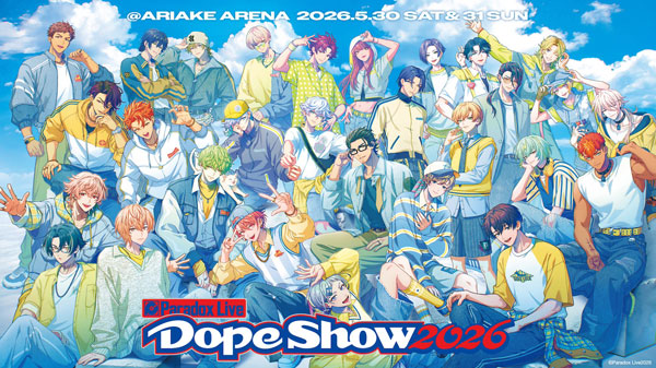 prdx_goods's tweet photo. アニメイトオンラインで予約受付中！    

Paradox Live Dope Show 2026 アニメイト限定セット    

＜無償特典＞ ランチトートバッグ  
＜有償特典＞（＋税込3,300円） A4キャンバスボード＆ロングフォト29種セット(全29種)    

2026/10/21 発売    

https://t.co/ebRQwMysDK https://t.co/nZwErObawS