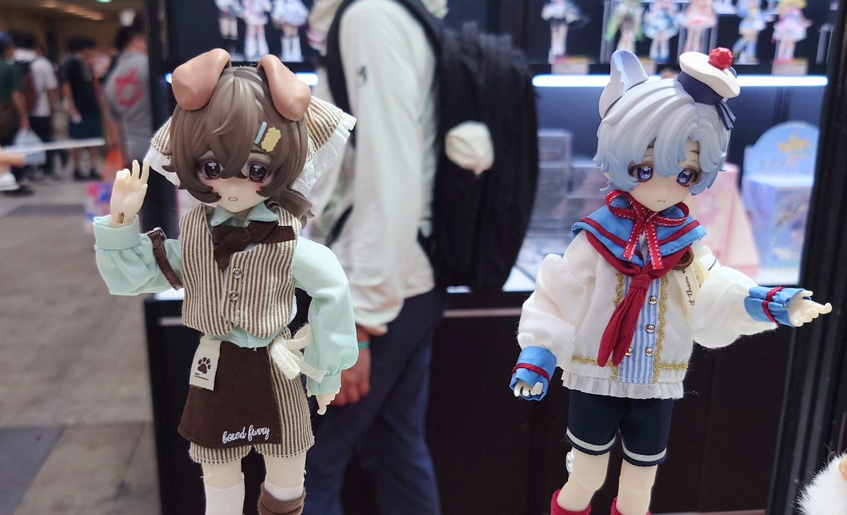 hermeow_shop's tweet photo. 📢🆙WF展示商品PICK UP🆙📢
📍ブースNo.【8-09-02 (8ホール)】
 
MiraiDolls「BOXED FURRY∣箱入りファーリー」1/8スケール ブランドドールシリーズの通常全種類実物を、会場にて展示中です！可動まぶた付き顔パーツも付属！

ぜひ会場でご覧ください✨

現今ご好評予約受付中です∶
https://t.co/GDa5OidfER

📆8月頃 お届け予定🚚