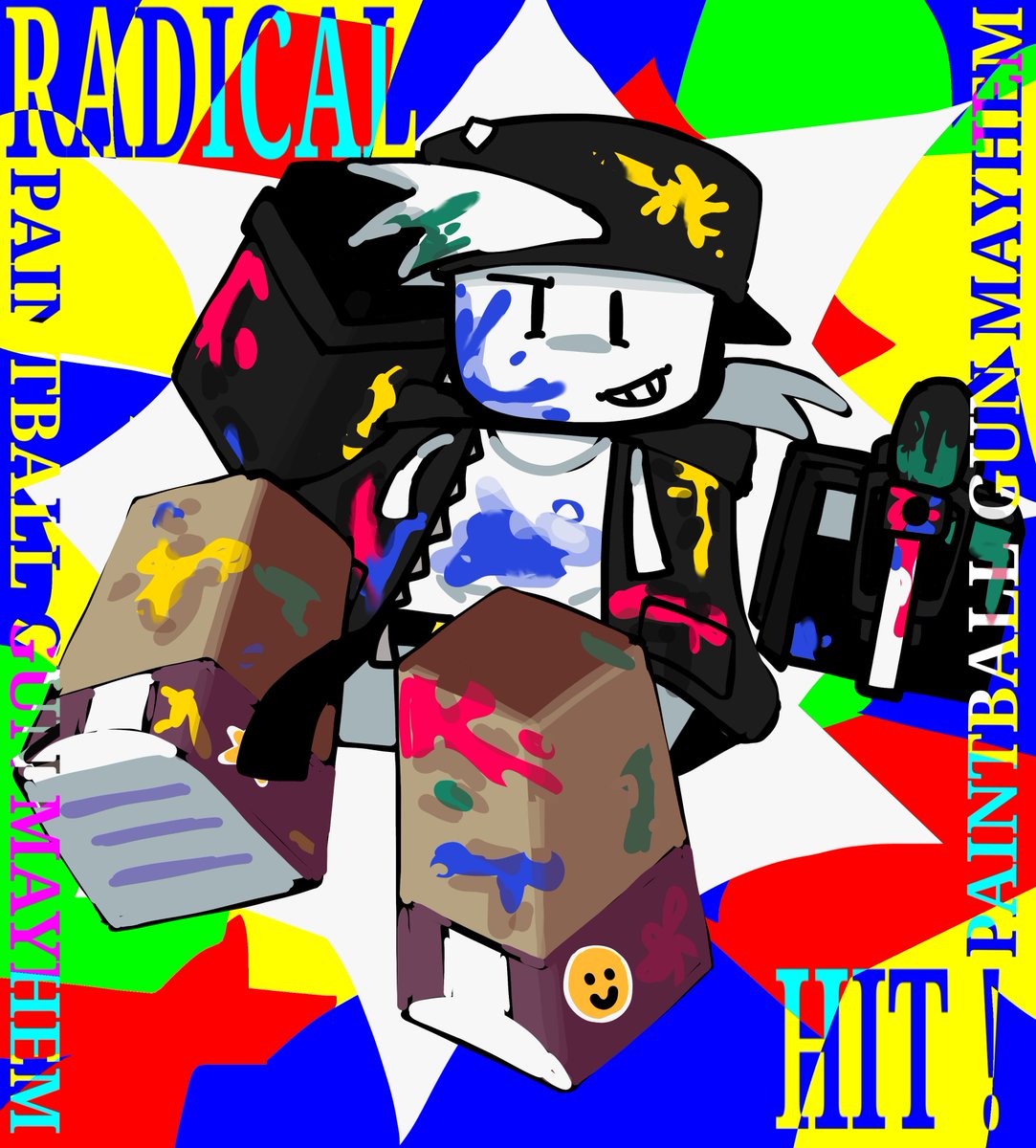 imrtc407_'s tweet photo. paintball gun mayhem #robloxart https://t.co/rtgL7RbKb2