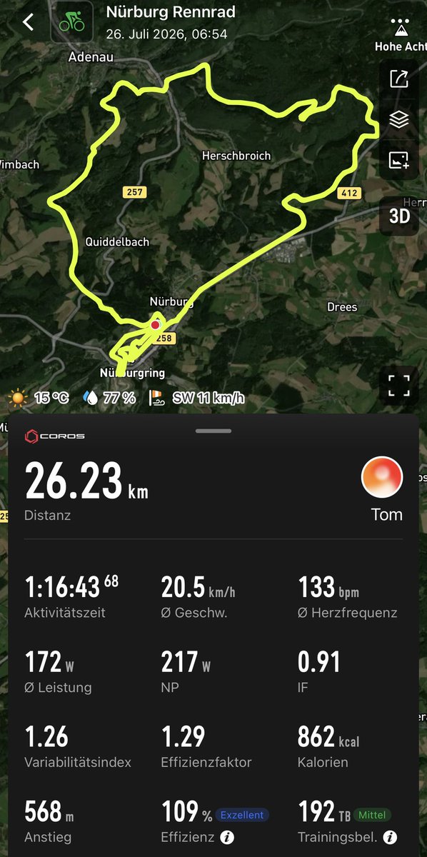 AktienTraum's tweet photo. Vierte und letzte Runde … ein Mordsspaß 😎#radamring https://t.co/LhrRItK0qK