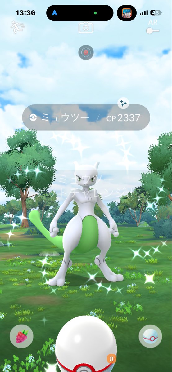 tomopoke7's tweet photo. スキマ時間に無料分だけレイドしてきた！
2連続でミュウツーイロチ出たけどイロチ率高いのかな？🤔
楽しかったー✨️ https://t.co/0FjvDGaZ3S