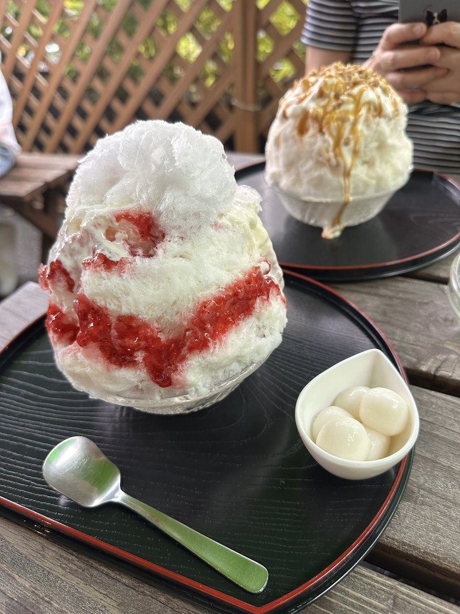 mmi__pu's tweet photo. かき氷美味しかったけど、
とんでも豪雨に😭😭 https://t.co/TOJomJqPQh