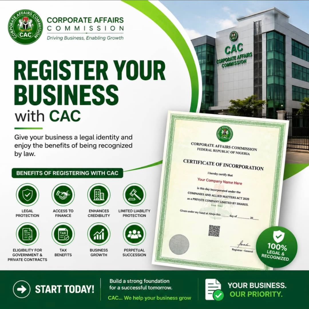 CAC_Accredited's tweet photo. It is illegal to start operating a business without registration ✅️✅️

You can end up losing your brand name if you don’t register your business properly before you start operating.

Business Contact Us https://t.co/DwQ6MwyT9w

Bobrisky Geh Geh Another Sunday 
#sobeau2026 https://t.co/WI0ax0kWdM