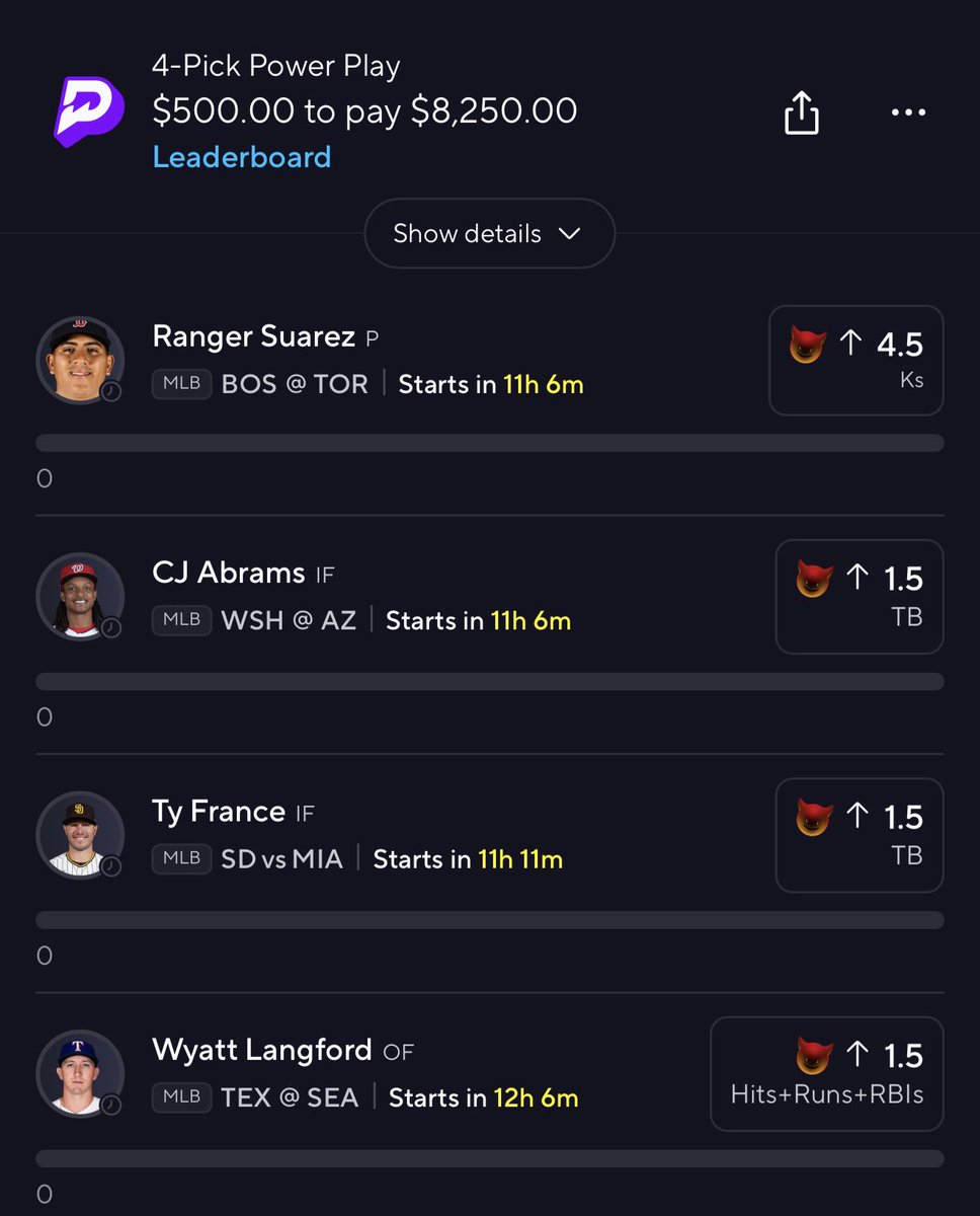 VikingsLocks's tweet photo. 16.5X on MLB☢️
ONE DAY OR DAY 1 ☢️

Collab w @HammerPicks69 &amp; @ClutchPicksG &amp; @UnitAdvisory https://t.co/JsgN4BT1ha