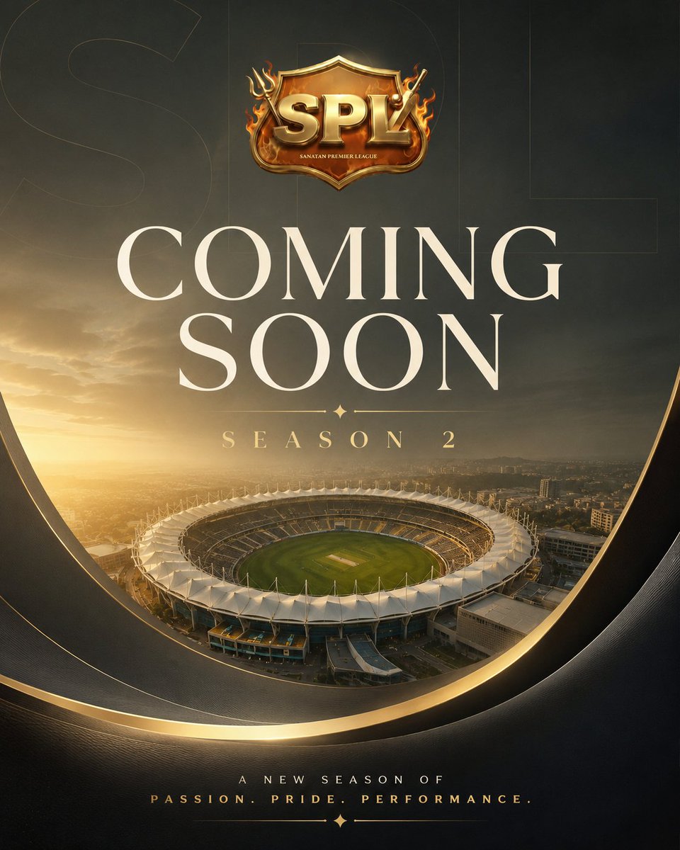 splbharatcup's tweet photo. The countdown begins. ⏳🏏
SPL Season 2 is coming bigger, bolder, and better than ever.

Stay tuned. The action returns soon. 🔥

#SPL #Season2 #ComingSoon #CricketLeague #StayTuned https://t.co/zo7fOF47ra