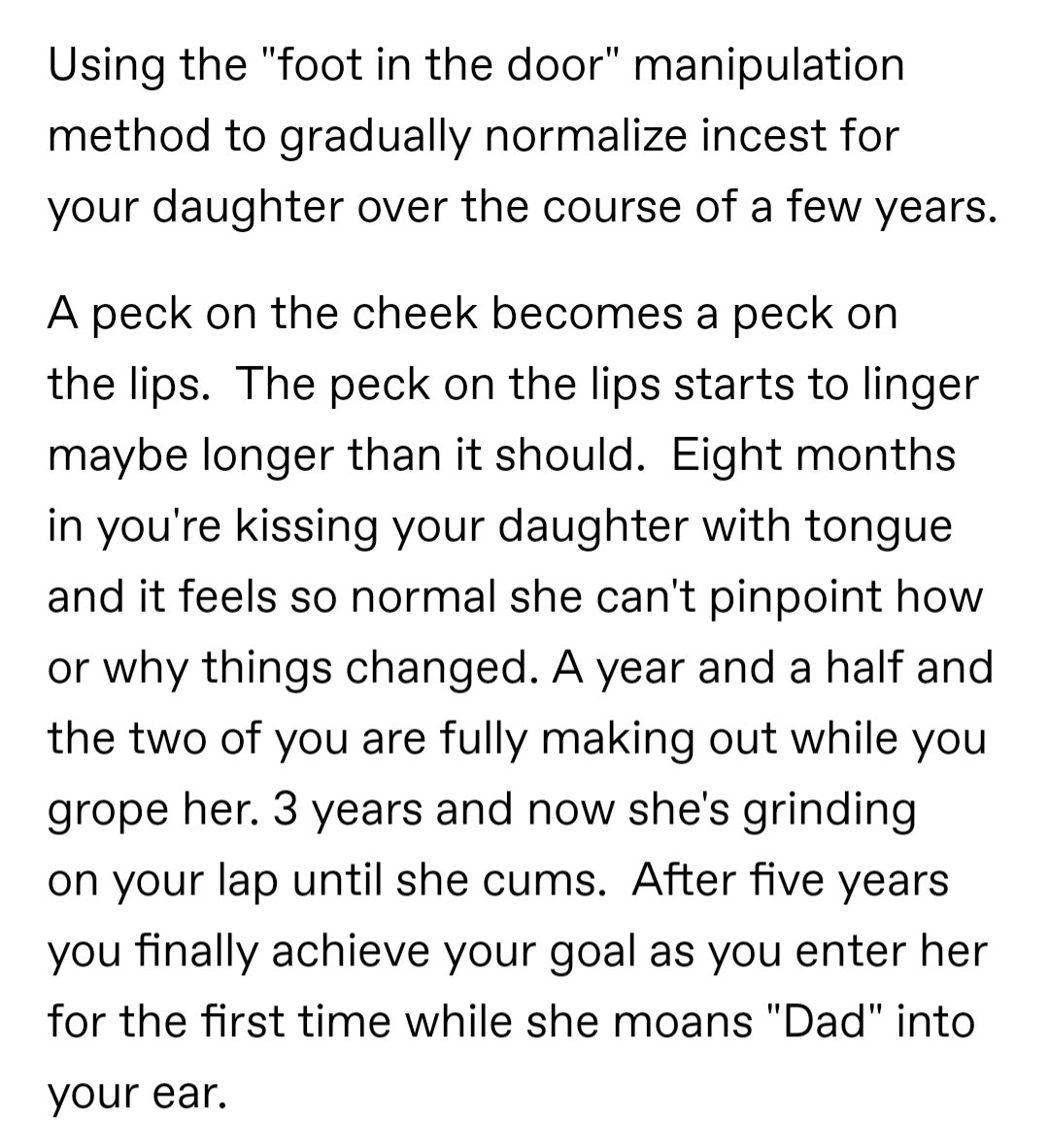 favfvckdoll's tweet photo. omg i'm h̸o̸r̸n̸y̸ scared i hope my daddy 𝗐̶𝗂̶𝗅̶𝗅̶ won't do the same to me :( #nsfwtwt #ddlgtwt #incest https://t.co/QVcjW5GiRZ