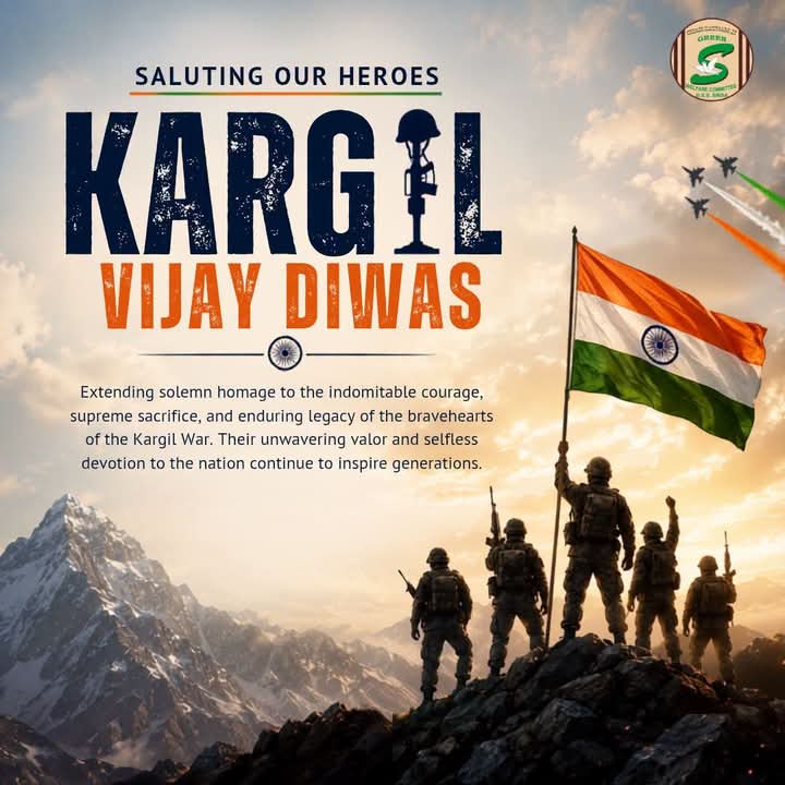 JagdevS44602212's tweet photo. Honouring the Indian Armed Forces who won the Kargil War and safeguarded the nation's honour. #KargilVijayDiwas https://t.co/uxwK7IbAyt