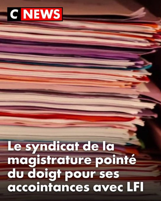 JBemfair's tweet photo. Doit-on accepter qu'un syndicat de magistrats soit proche de l'extrême gauche qui elle même est plus proche du délinquant que du citoyen ?
Moi je dis non ! https://t.co/bDmHKLmuWX