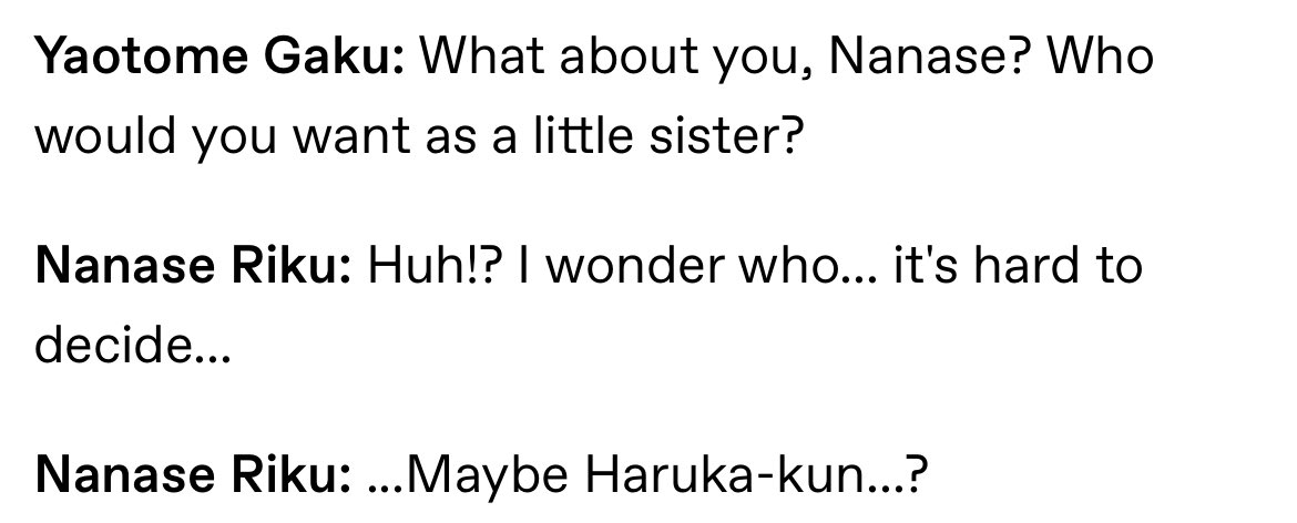 greenbubbIe's tweet photo. nanase riku is on a mission https://t.co/OqLXRjpokP