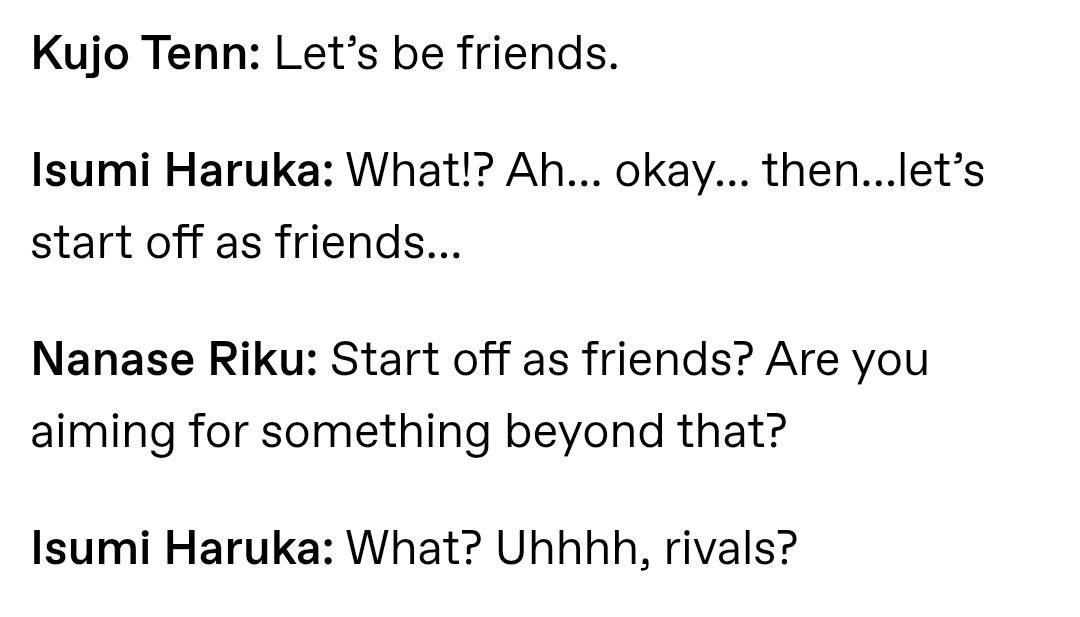 greenbubbIe's tweet photo. nanase riku is on a mission https://t.co/OqLXRjpokP