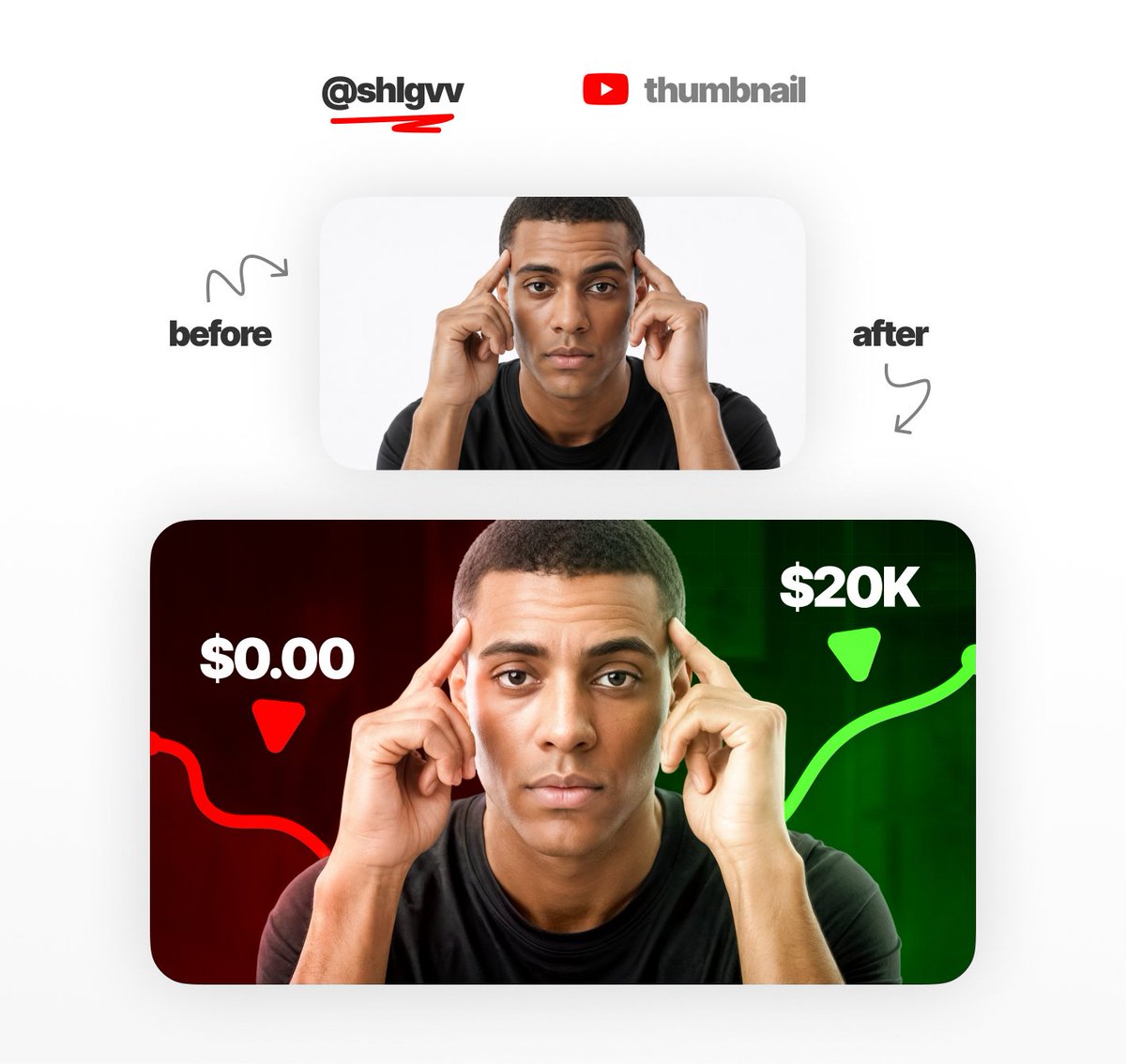 ShlgvvDesign's tweet photo. I'll keep posting my work until I earn $500 from YouTube thumbnails. Day 9 ($0 / $500)     

Hit me up in DMs if you need a thumbnail ✉️

#thumbnail #thumbnailyoutube #YouTube #designer https://t.co/WdANh1QKOu