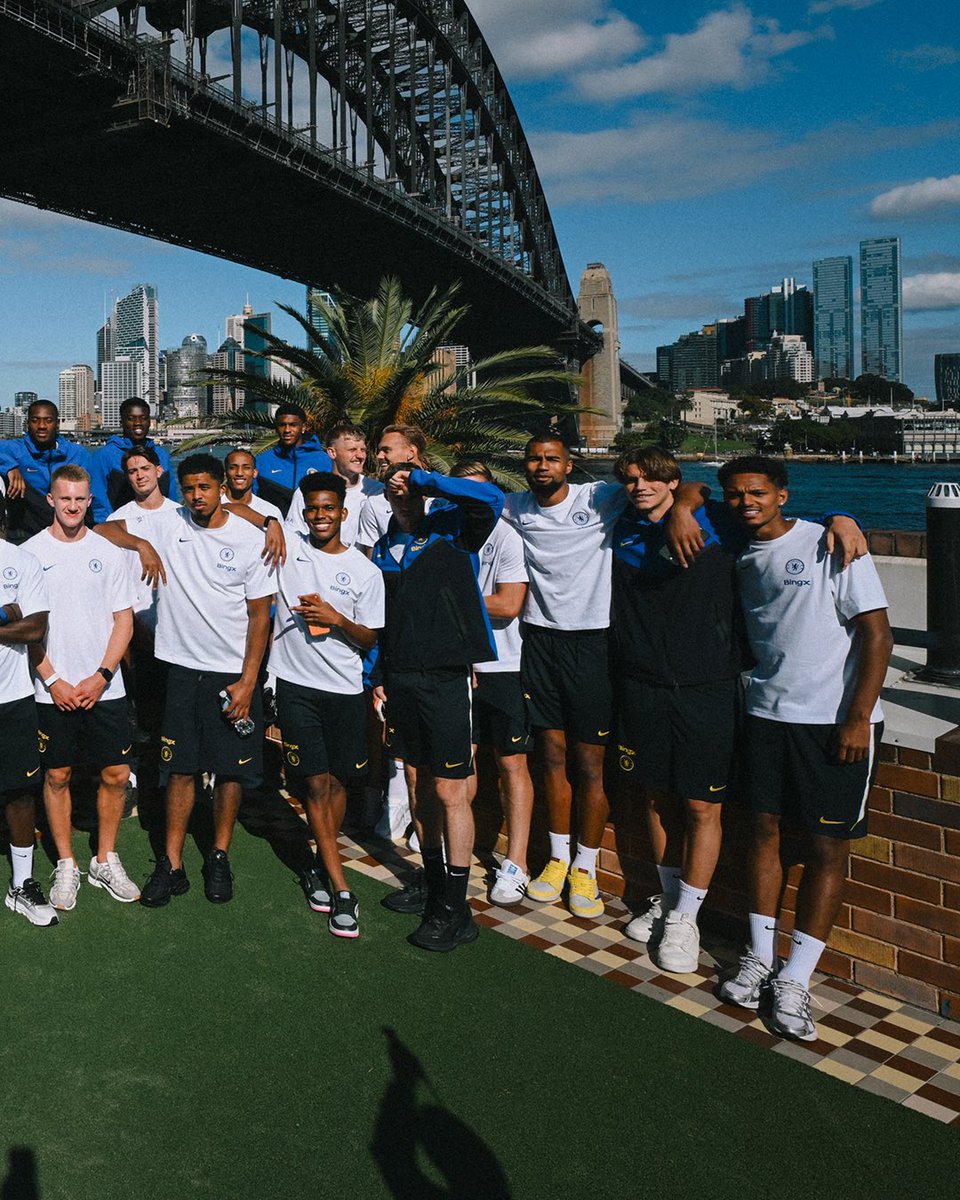ChelseaFC's tweet photo. SYD. 🇦🇺 https://t.co/4l3zVbchgT