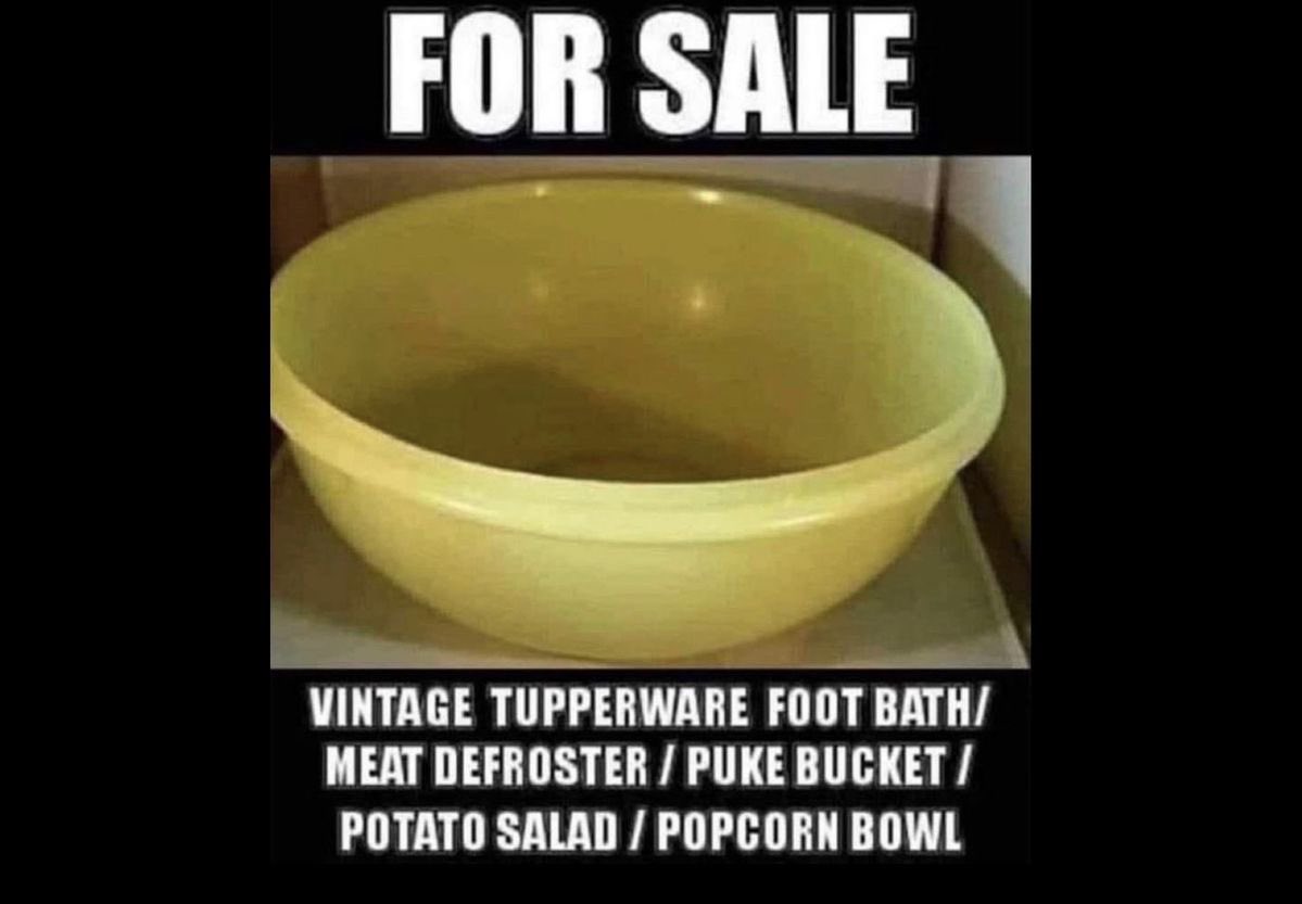 Litterwatch1's tweet photo. Ohh how I miss those Tupperware parties 😂😂

Morning Litter Watchers! 👋🏻

#litterwatch #sundaymood☀️ #hello https://t.co/f6r7jWc9Mo