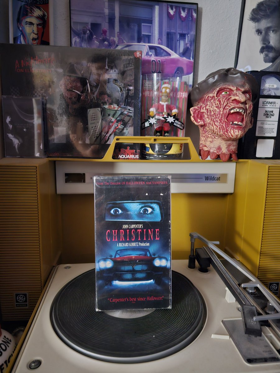 durandurantulsa's tweet photo. Now showing on my 80's Fest Stevegoolie Saturday Night...Christine (1983) on glorious vintage VHS 📼! #movie #movies #horror #Christine #stephenking #johncarpenter #keithgordon #johnstockwell #alexandrapaul #harrydeanstanton #ripharrydeanstanton #williamostrander #kellypreston... https://t.co/eQEv21hNYs