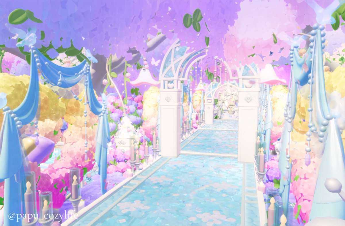 papu_cozylife's tweet photo. 🌸 Glass Aisle 🩵
ガラスのバージンロード🫧
#ハートピア建築 #ハートピア建築部
#PapuBuilds #heartopia https://t.co/tTlX9xdUp2