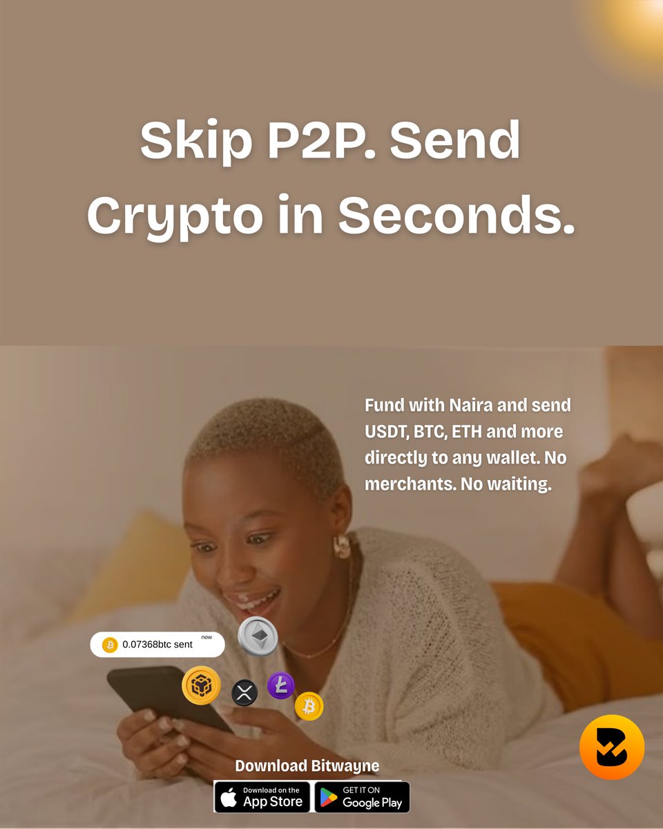 BitwayneNg's tweet photo. Buy crypto with a bank transfer and send it to any wallet in minutes. https://t.co/hZuK4vRFv5
