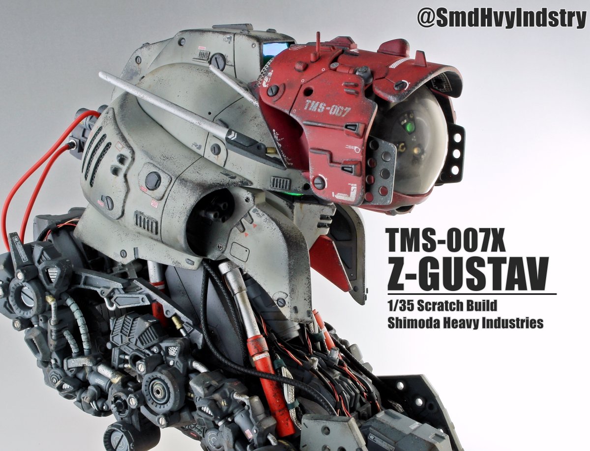 SmdHvyIndstry's tweet photo. Youtubeチャンネルに、 『過去作紹介16：1/35 Zグスタフ ヘッドディスプレイ』を投稿しました。
マイナー機体ですが、頭部のセンサーのクリアパーツなど、気合いが入ってます！
↓
https://t.co/fn3jh0zRD8 https://t.co/MZbCj2J6xQ