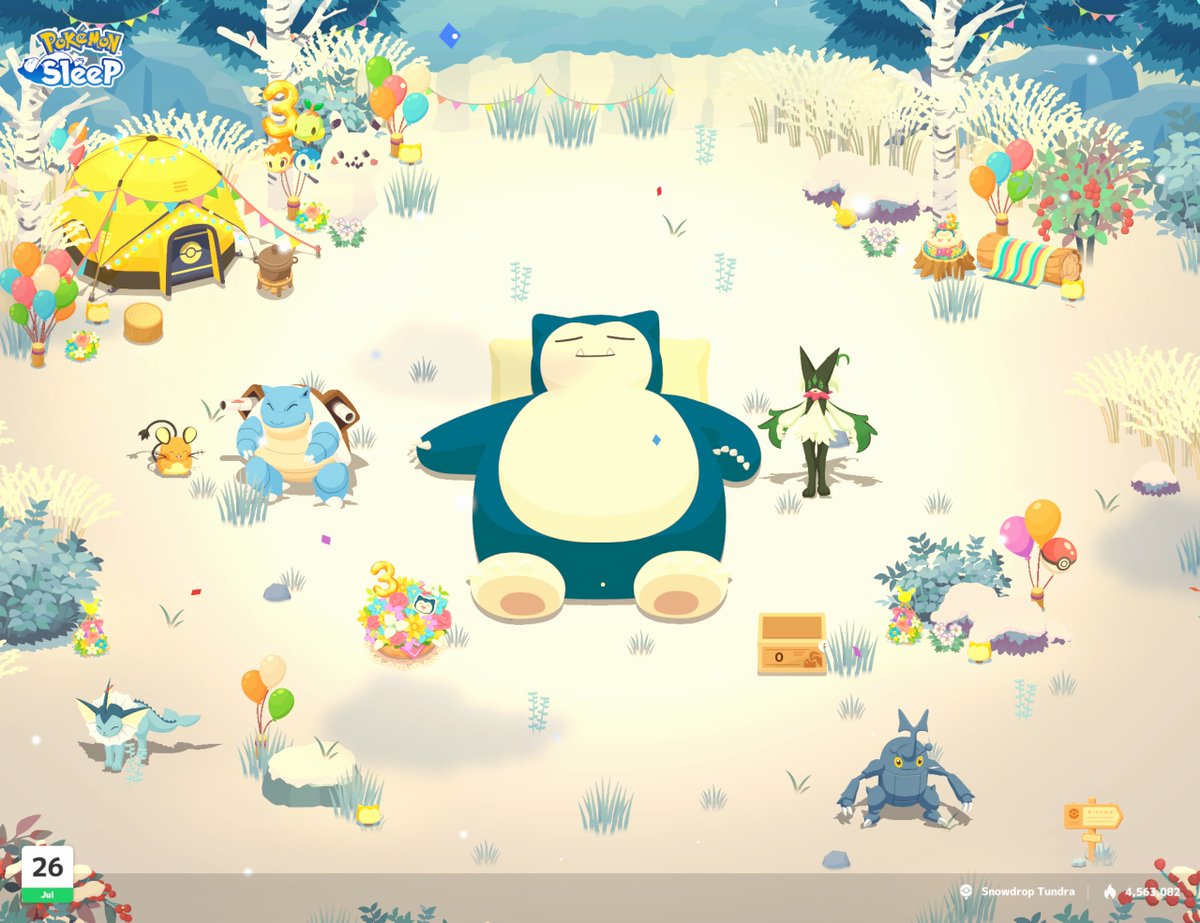thecamper17's tweet photo. Joining the Pokémon Sleep 3rd Anniversary Campaign! 
Add #PokemonSleep3rd and share your favorite image!

https://t.co/UTlv8AGLtn
#PokemonSleep https://t.co/DCrRDRofX7
