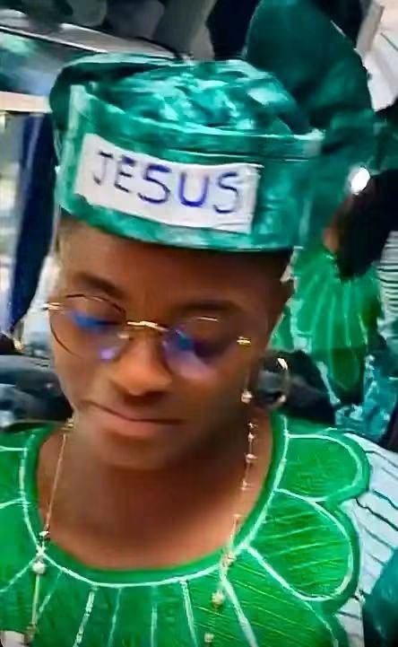 OyoNews1's tweet photo. Super Falcons Captain, Rashidat Ajibade preaches JESUS everywhere she goes. Truly Mummy G.O! https://t.co/WI8zuCYtfb