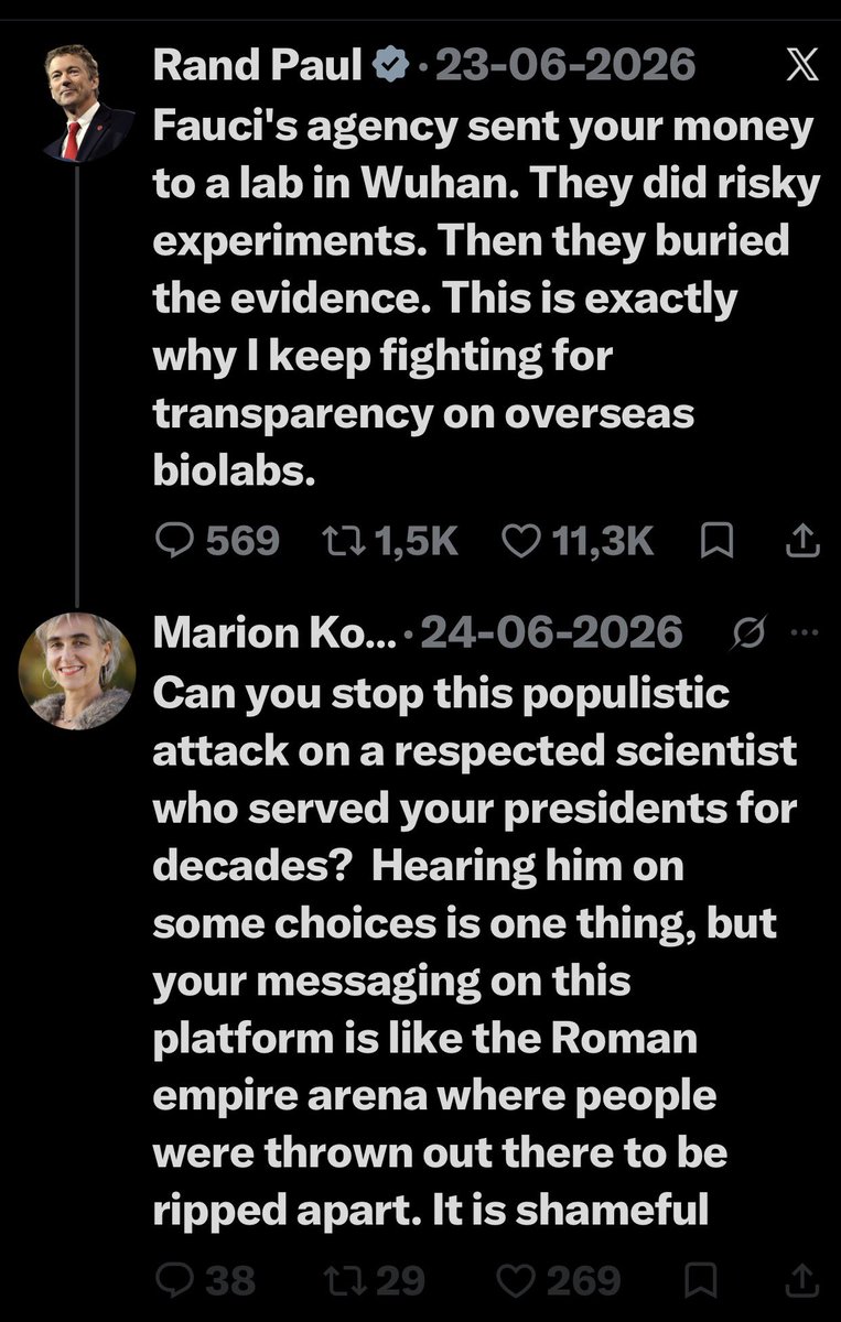 dyonisius64's tweet photo. Het net rond @MarionKoopmans, die mede verantwoordelijk is voor de doofpot rond het lab leak, sluit langzaam en daarom gaat ze steeds wilder om zich heenslaan. #lockherup https://t.co/GZM75S3euL