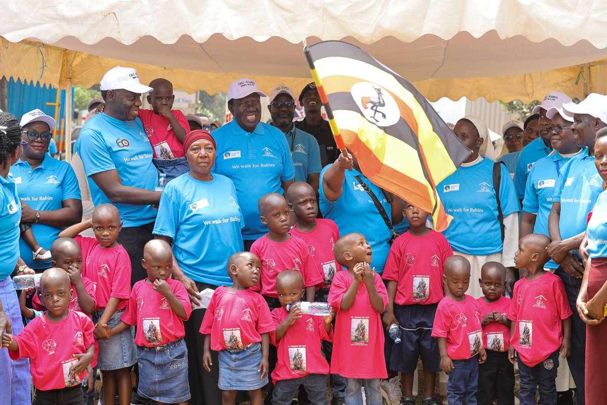 BOU_Official's tweet photo. Yesterday afternoon, the Bank of Uganda proudly joined the 2026 Nsambya Babies Home Charity Walk with a contribution of UGX10,000,000 and Governor Atingi-Ego as the Chief Walker, reaffirming our commitment to supporting vulnerable children and strengthening communities. 

This annual fundraising initiative raises vital resources to provide medical care, nutrition, rehabilitation, family tracing and reunification, foster care placement, adoption services, and follow-up support for children under the care of Nsambya Babies Home. Part of the funds raised will also establish a sustainability fund to help ensure the Home can continue providing quality care for years to come.

At the Bank of Uganda, we believe that economic growth is ultimately about improving people's lives. While price stability and a resilient financial system are essential, they are a means to a greater end: building a society where every Ugandan has the opportunity to thrive.

The children we support today are Uganda's future entrepreneurs, innovators, professionals, leaders, and parents. Investing in their health, protection, and development is an investment in our nation's future.