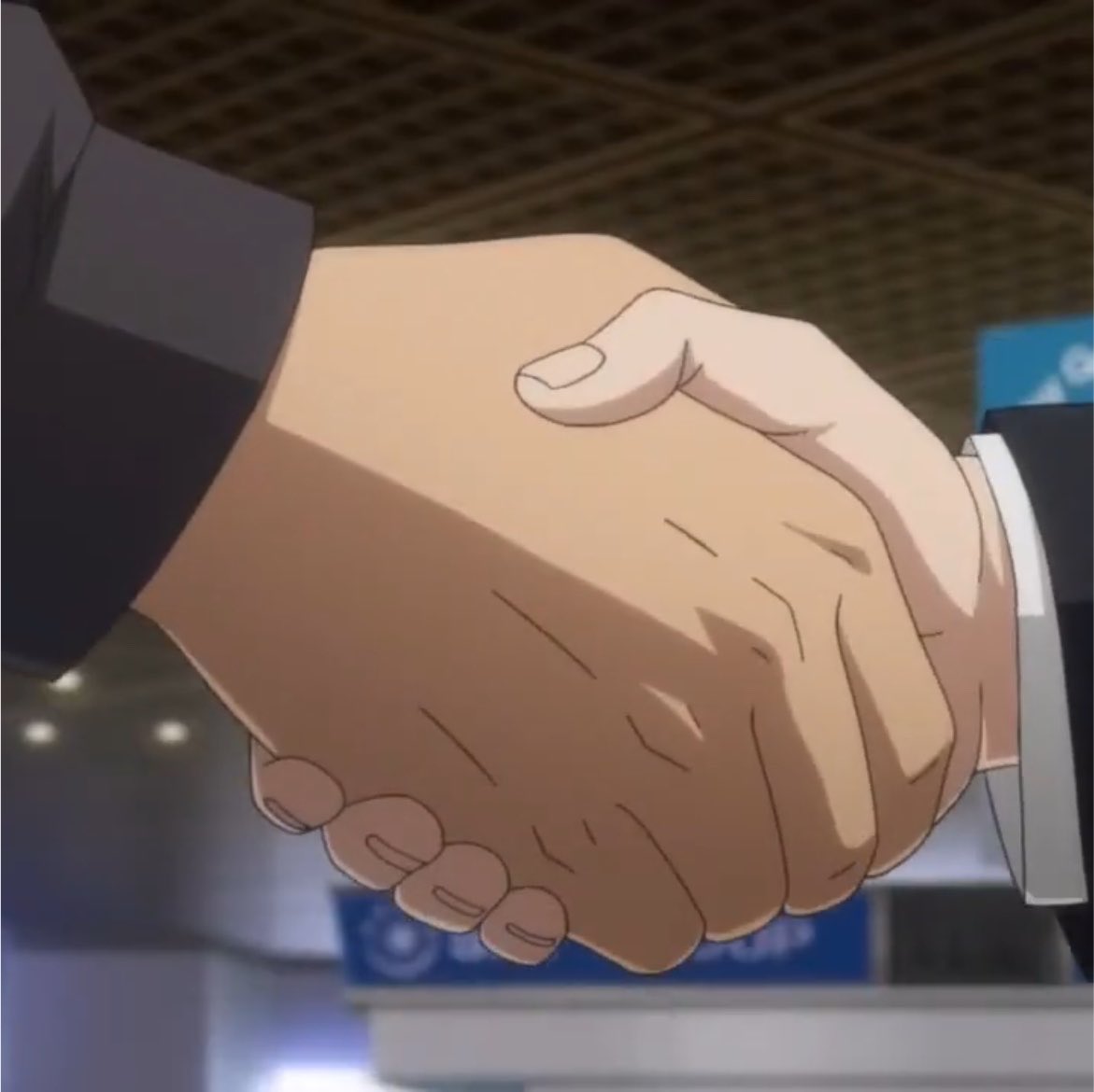 kagameowtiger's tweet photo. เคยสงสัยว่าทำไมคุโรโกะฉากนี้ถึงเลือกจับมือแทนที่จะชนหมัด เพราะการชนหมัดเป็นเหมือนภาษาบอกรักของทั้งคู่มาตลอด คิดเป็นอย่างอื่นไม่ได้นอกจากอยากสัมผัสไออุ่นบนฝ่ามือของคางามิเป็นครั้งสุดท้าย 🥀 https://t.co/aeyQTmDiim