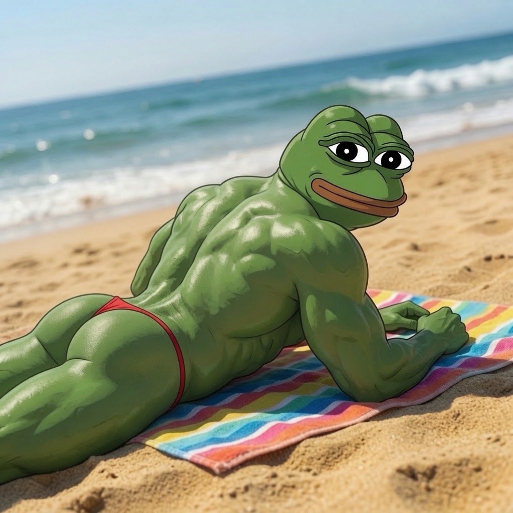 Swole Frog tweet media