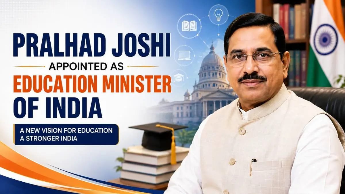 imchandan_45's tweet photo. New Education minister of India.
संसदीय कार्य, कोयला व खान मंत्रालय के साथ शिक्षा मंत्रालय का अतिरिक्त प्रभार...💐
#neweducationministerofindia 
#breakingnews https://t.co/749gQqQ6s8