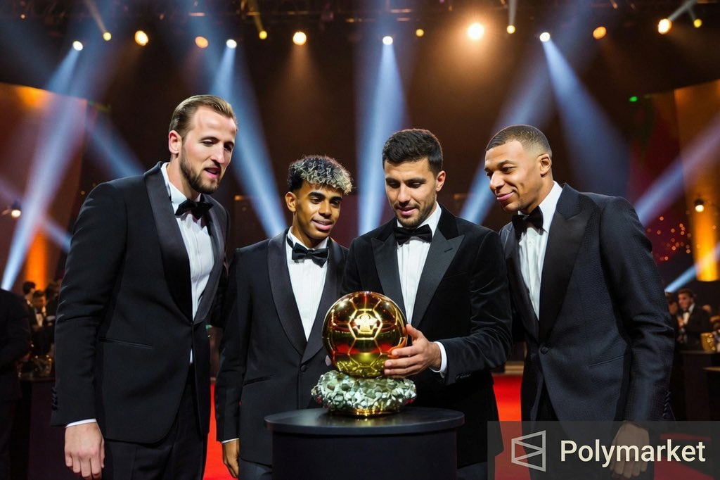 miss_averi's tweet photo. Harry Kane, Lamine Yamal, Rodri &amp; Mbappé... all eyes on the Ballon d’Or! 🏆✨

Who do you think will win it? Place your prediction on Polymarket now!

https://t.co/Ufl67wboHd

@Polymarket 

#BallonDor #Polymarket #HarryKane #LamineYamal #Rodri #Mbappe #Football https://t.co/OT61YIYFsF