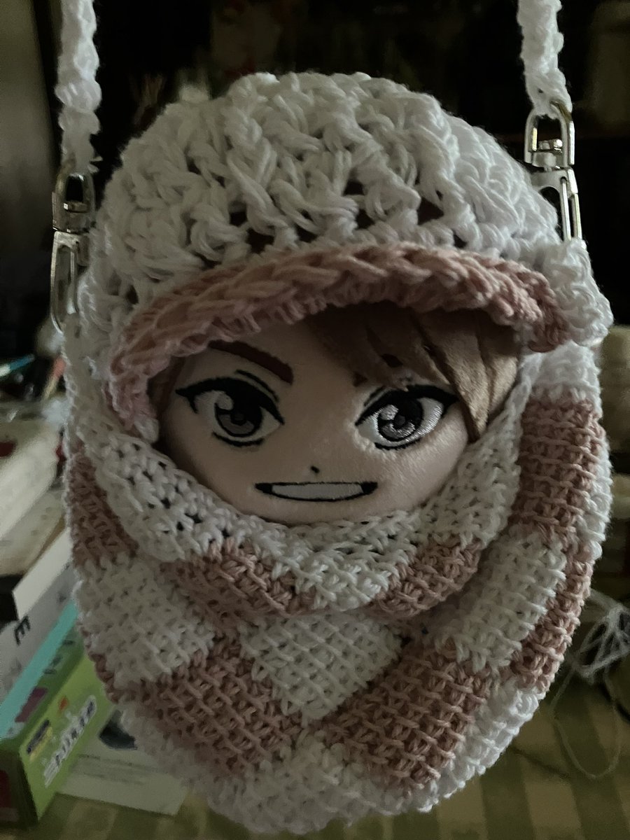 snowfower_you's tweet photo. …………ミノムシかな🙄
 #ばんぬい  #矢花黎  #かぎ編み https://t.co/lSOSBICJ96