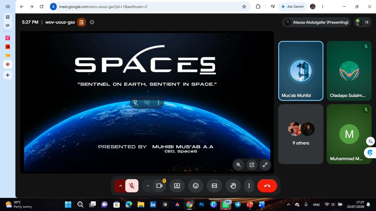 SpaceSentient1's tweet photo. SpaceS Team Members Onboarding was a massive success. A huge thank you to everyone who joined us to build the future together. 
The journey has officially begun! ✨ https://t.co/tZqtEpjyNv