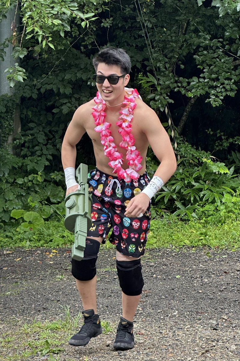 jabd3s's tweet photo. ちょけてましたね
#維の夏休み #みちのくプロレス https://t.co/6hETbfGqr9