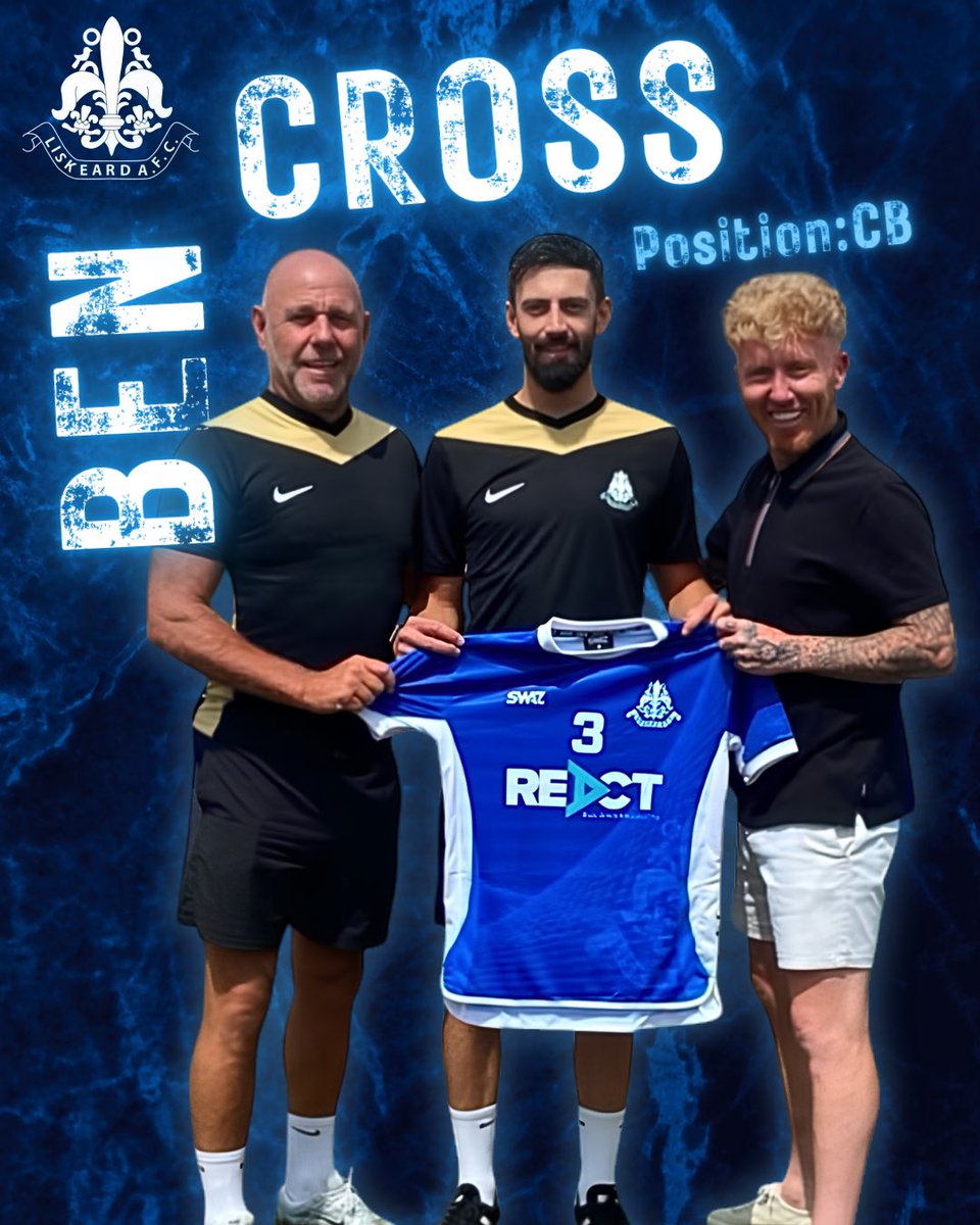 LiskeardAthlet1's tweet photo. ✍️ NEW SIGNINGS

We’re delighted to welcome Ben Cross and Toby Haley to Liskeard!

Ben adds a wealth of experience to the squad and is a real statement of intent.

Toby made an immediate impact on his debut yesterday, earning Player of the Match👏

Welcome, Ben and Toby🔵⚽️ https://t.co/vvA2O2b323