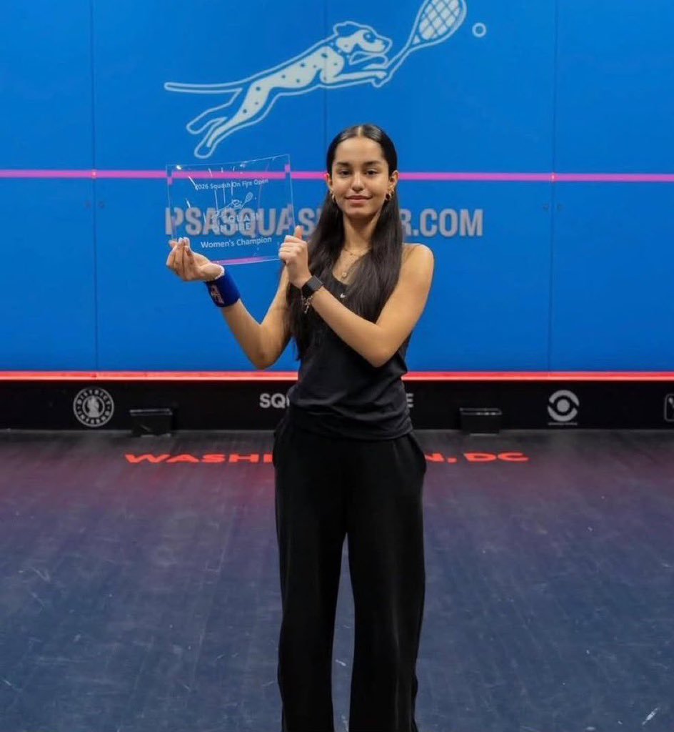 himantabiswa's tweet photo. History created!

Heartiest congratulations to @Anahat_Singh13 on becoming the first Indian to win the World Junior Squash Championship. 

Your determination &amp; excellence have made the nation proud and inspired countless young athletes.

Wishing you continued success. https://t.co/Vkf8Ez4OPp