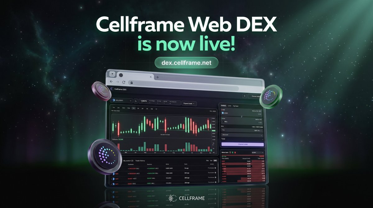 CrypticWhale_'s tweet photo. Normally in Web3, if you want top-tier security, you have to jump through a million hoops. You have to download desktop clients, run local nodes, or install heavy extensions. 

In fact, if it's easy, it is usually not secure. 🙃

But the new @cellframenet Web DEX has  completely flip that dynamic. 
No install or downloads needed. You literally just open a browser tab, connect your wallet, and you are trading on a post-quantum network. ✔️

And you are not sacrificing custody for convenience either. Because it uses conditional transactions, you maintain 100% control of your funds right until the exact second your trade clears.

It is smooth, fast, and secure. If you haven't tried it yet, you are letting yourself fall behind. 
And we don't want that, right? 👊🏼👇🏼

https://t.co/mzdwj4kQLw

#Cellframe #QuantumSafe $CELL