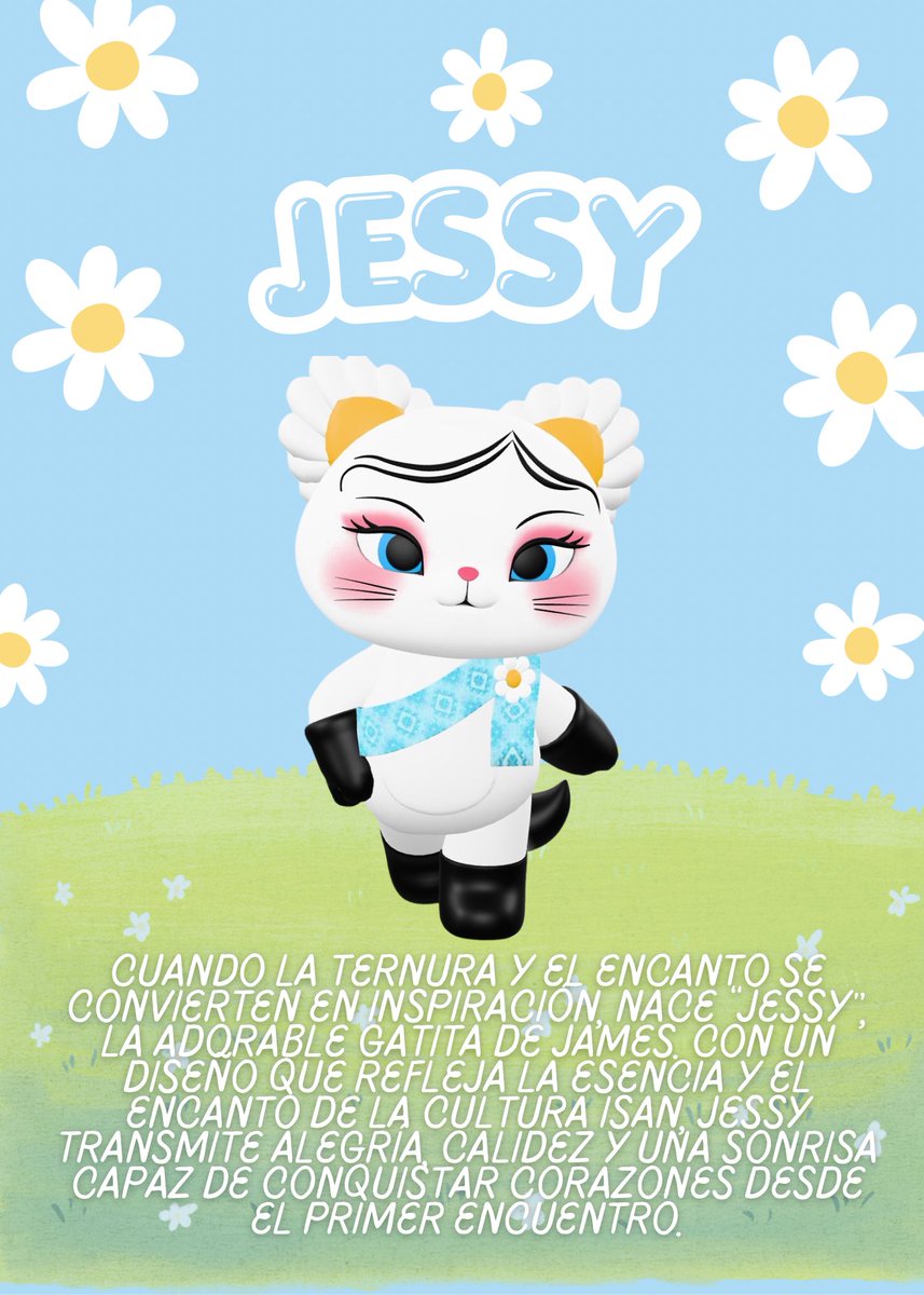 JAMESSUFBMEXICO's tweet photo. ¿Ya interactuaron con Jessy? 🤍No olviden darle mucho amor y apoyar a nuestra adorable gatita. 🌼✨

🌼https://t.co/fJSoEylYbE

🌼Te dejamos unos datos para que puedas conocerla más 🌼

@Jamessu_w
#JessyJS #JamesSu
#DMDMascots https://t.co/IkfftQoxk6