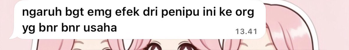 storeofsya's tweet photo. ! HATI HATI PENIPUAN !

Sebagai ba aku agak resah krna c ku juga ada yg kena sm oknum ini dan dia katanya jual jasa kuesioner (setelah dia nipu apipi, tiket, skrng smpe ke jasa) Aku sertakan nama tokonya. Smga kita dijauhkn ya dri penipu penipu gonta ganti bidang ini #zonauangㅤ https://t.co/VhBbghYHjG