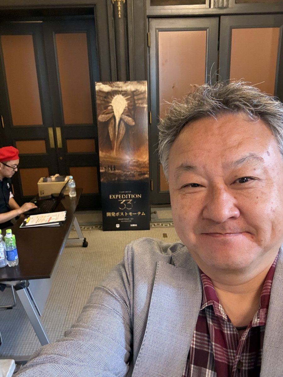 yosp's tweet photo. Clair Obscur: Expedition 33 Post Mortem event in Yokohama @SandfallGames @UnrealEngine 

#COE33PostMortem https://t.co/jN6148QrGB