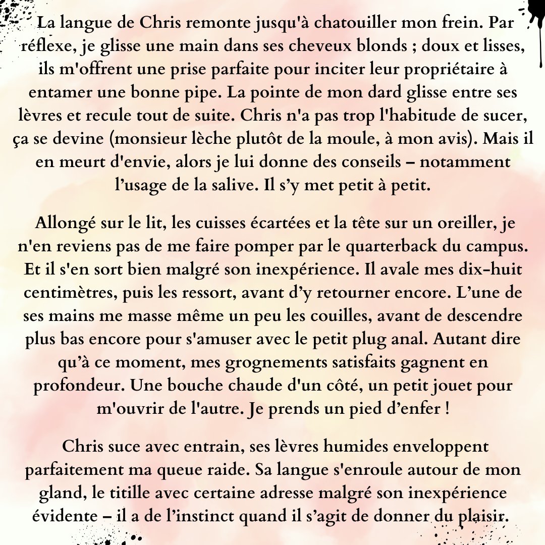SweetDamien1's tweet photo. Chapitre 4 (partie 2) : Où je trouve un drôle de jouet dans un tiroir à sous-vêtements 🥵🥵🥵

J'avais oublié la partie où il se fait 🍆🍑, ça aurait été dommage ! https://t.co/TNDXFs6676