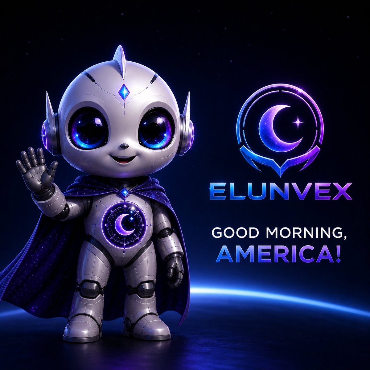 ELUNVEX's tweet photo. ☀️ Good Morning, America! 🇺🇸🌎
A brand-new day means new opportunities, new ideas, and another step toward the future.
Whether you're starting your morning with coffee, heading to work, or chasing your dreams, remember:
Every great journey begins with a single decision to keep moving forward.
Here at ELUNVEX, we're building more than a project.
We're building a universe where Artificial Intelligence, storytelling, community, and Web3 come together.
🚧 Our official website is currently under development, and exciting updates are on the way.
Thank you for being part of the ELUNVEX Family.
Have an amazing morning and a successful day ahead!
One Journey. One Vision. One Family. 💜🚀
#ELUNVEX #ELUNVEXFamily #GoodMorning #GoodMorningAmerica #TogetherWeRise #ExploreLearnBuild #AIStorytelling #OneJourneyOneFamily
