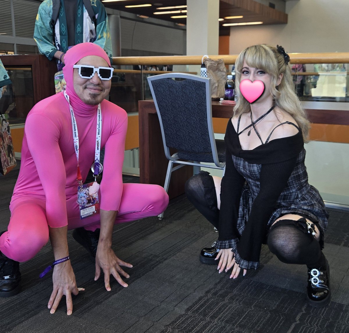 The_Creator589's tweet photo. It was so nice finally meeting the wonderful @Dejavudea! You're very sweet and kind! 😭😭🩷 https://t.co/uwImbi7c3t