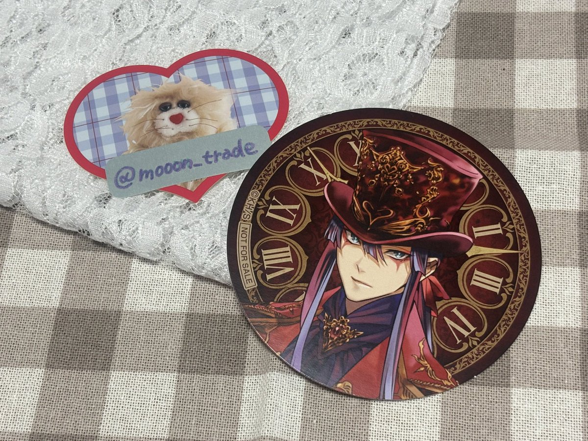 mooon_trade's tweet photo. 【交換】キャラウムカフェ D.Gray-man コースター

譲▶︎神田
求▶︎アレン&amp;神田&amp;ラビ

郵送での交換希望です。
お気軽にお声掛けください🌝

#Dグレ #特典 #交換 https://t.co/jGQtj92L0b