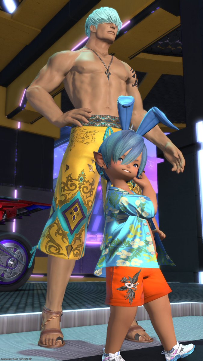 Hanakichi_ffxiv's tweet photo. 今日だけ1日ミニディープブルー！ https://t.co/6pjh9VEVm8