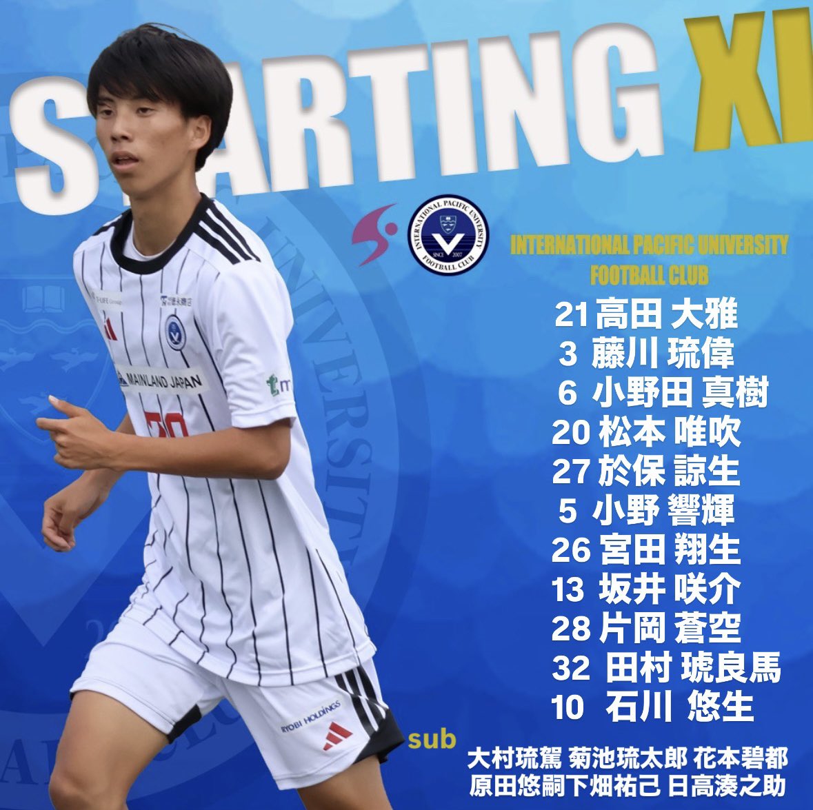 IPU•環太平洋大学体育会サッカー部 (@ipusoccer2007) / Posts / X