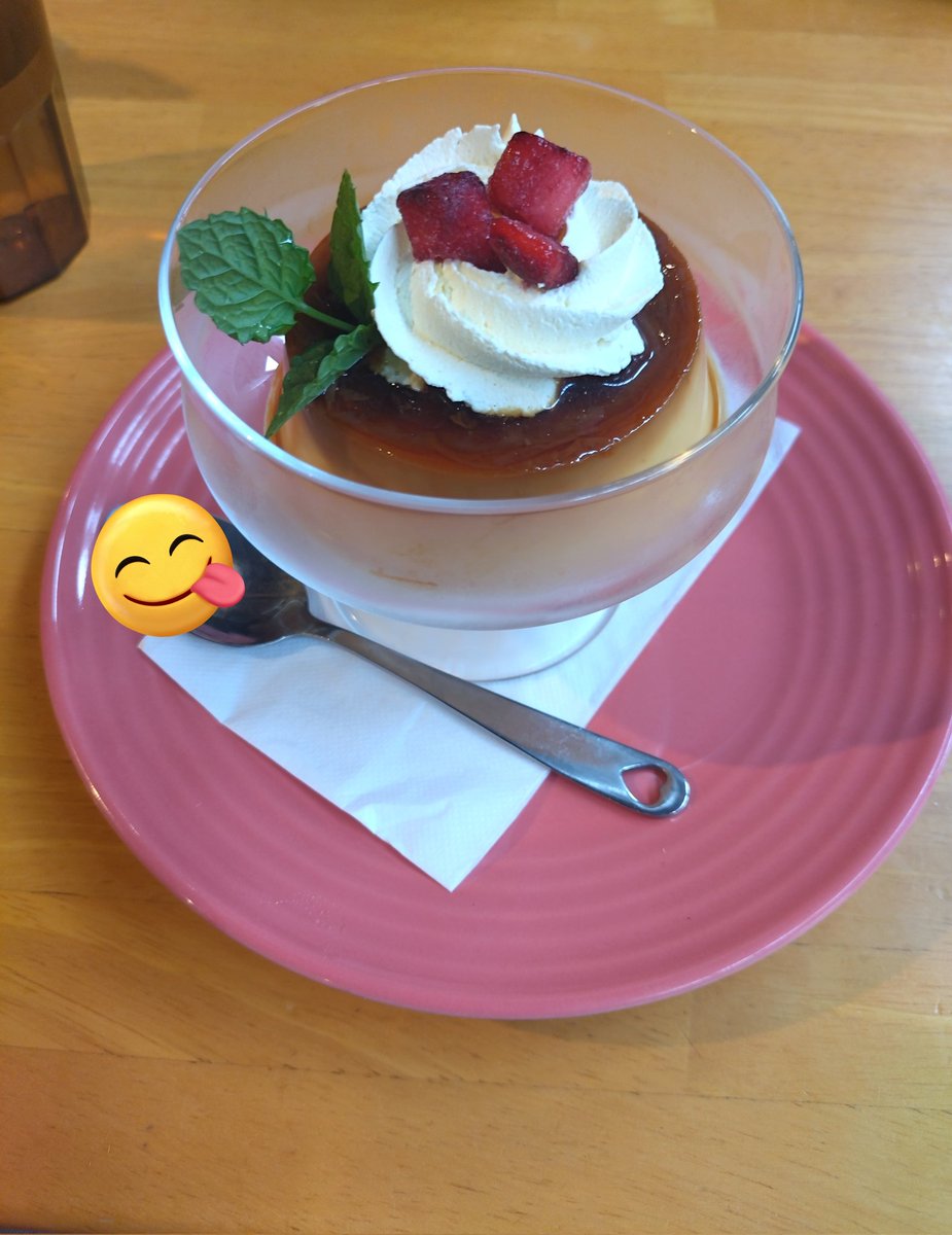 0613_sgwr's tweet photo. とても美味しいプリンでした😋✨ https://t.co/jnEMMF7fqD